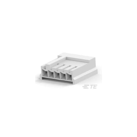 TE CONNECTIVITY Board Connector, 5 Contact(S), 1 Row(S), Female, Crimp Terminal, Natural Insulator, Receptacle 171822-5